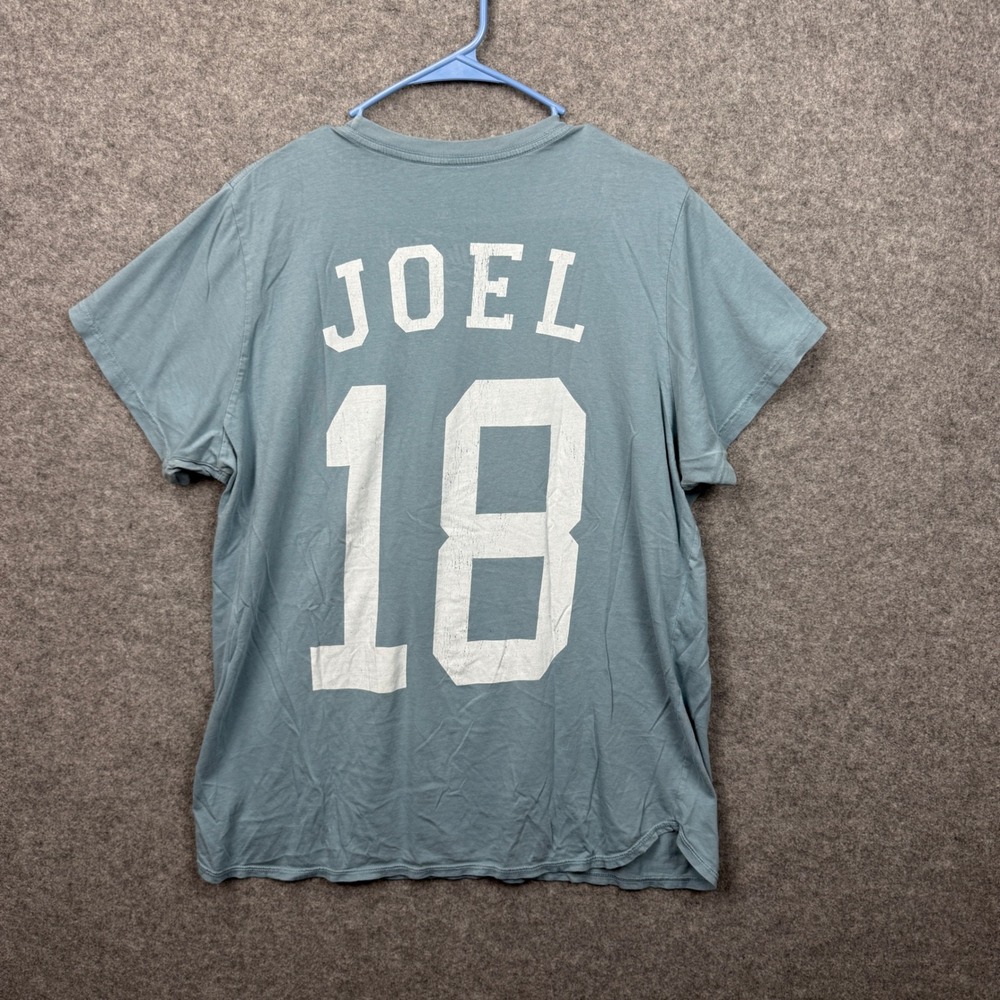 Billy Joel Madison Square Garden Barking Irons T-Shirt Mens XL Blue MSG Joel 18 - Picture 3 of 10